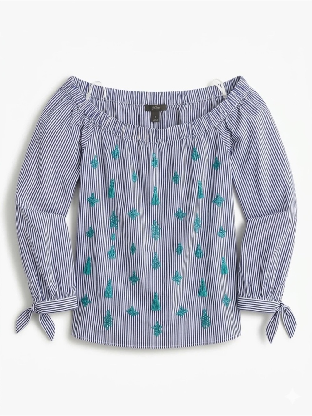 J. Crew Off-the-shoulder blouse Size 0